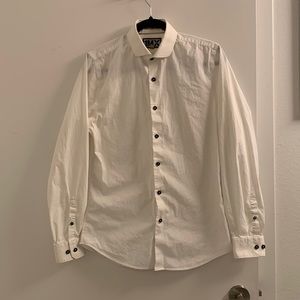 Express Men’s Fitted Button Down Shirt